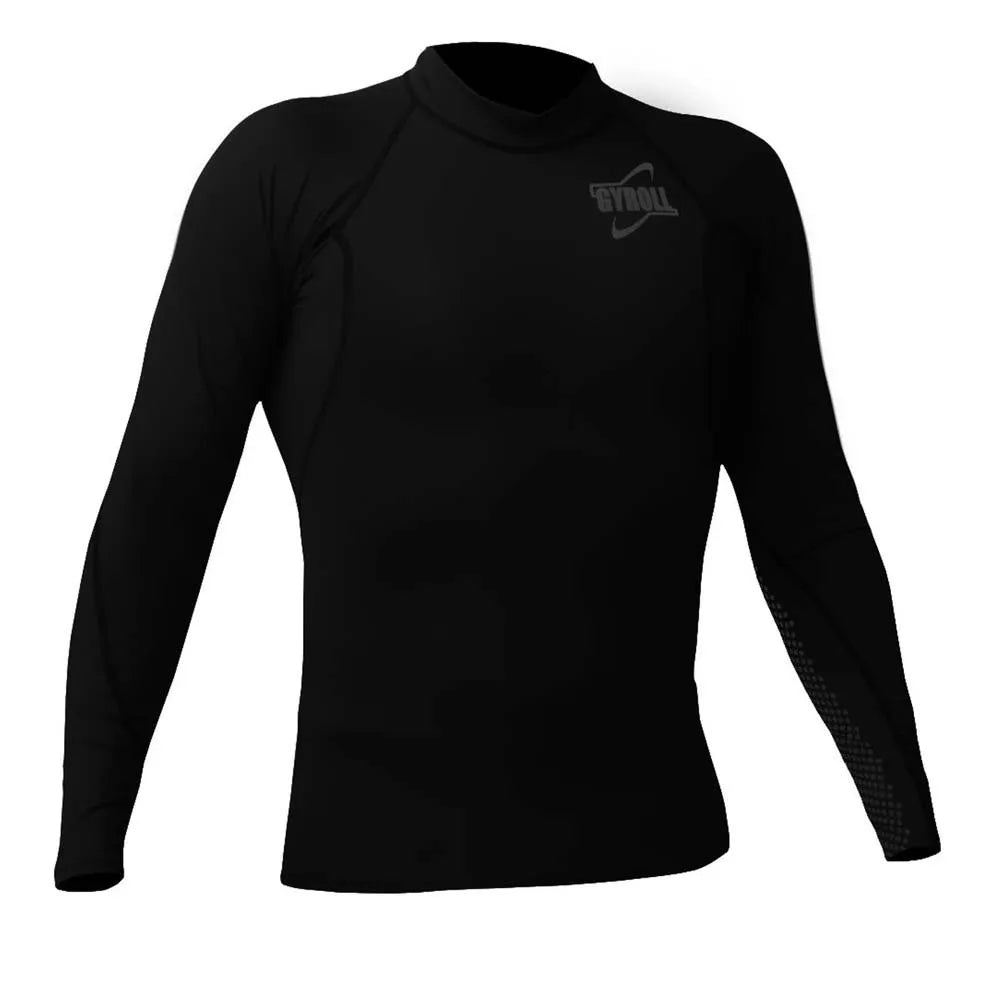 MIKE STEWART GYROLL L/S RASHGUARD BLACK L
