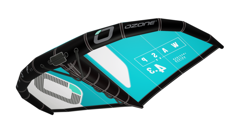 Wing Ozone WASP V3 - 3.6 m² Emerald/White avec sac et leash de taille