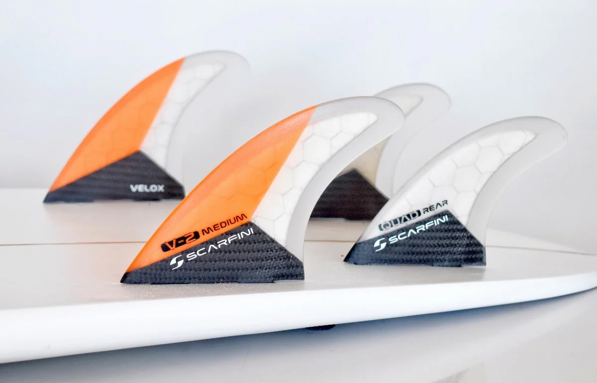 DÉRIVES VELOX CARBON BASE FIVER FIN SET MEDIUM