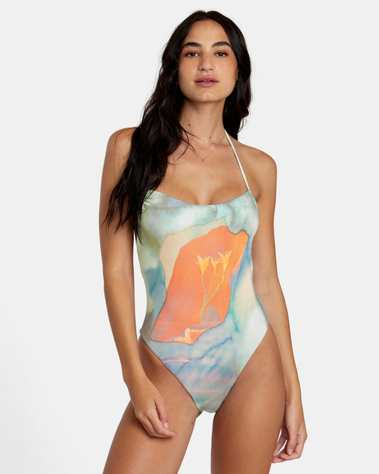 Maillot 1 piece RVCA - ANP ECO FIT MED FRENCH