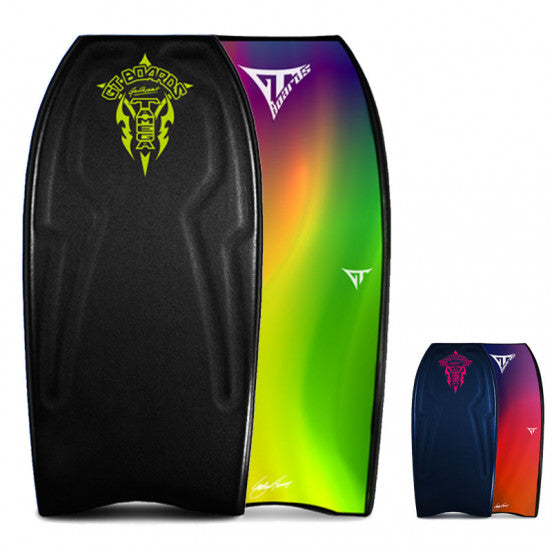 BODYBOARD GT BOARDS MEGA-T PP Midnight blue/lemon 41,5"