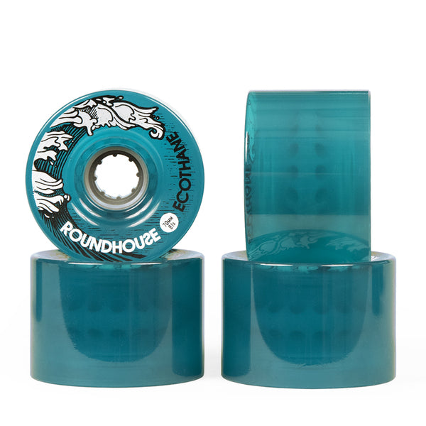 Roues de surfskate Carver Roundhouse ECO-MAG Wheel - 65mm 81A Aqua (Set of 4)