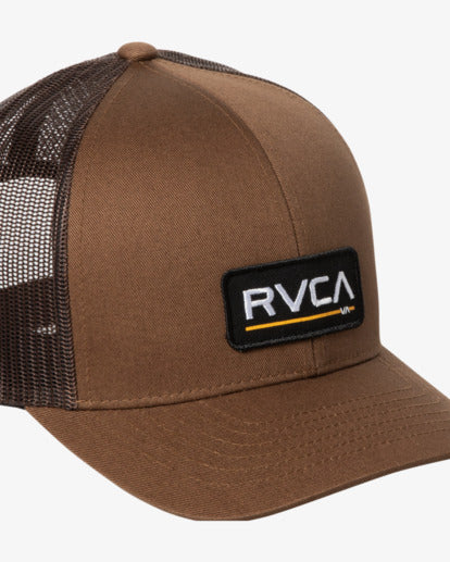 CASQUETTE RVCA TICKET TRUCKER TOBACCO
