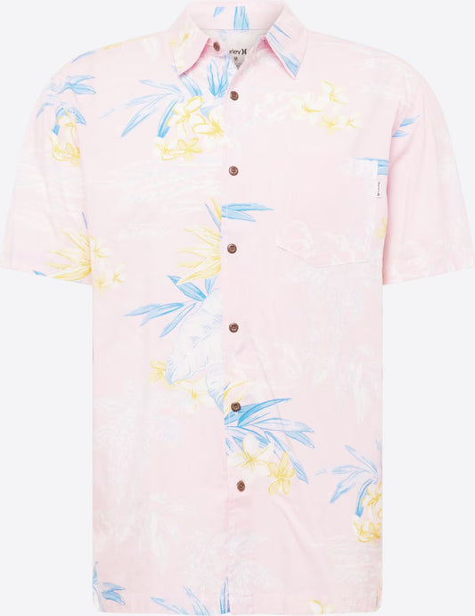 Chemise Hurley RINCON Rose SS