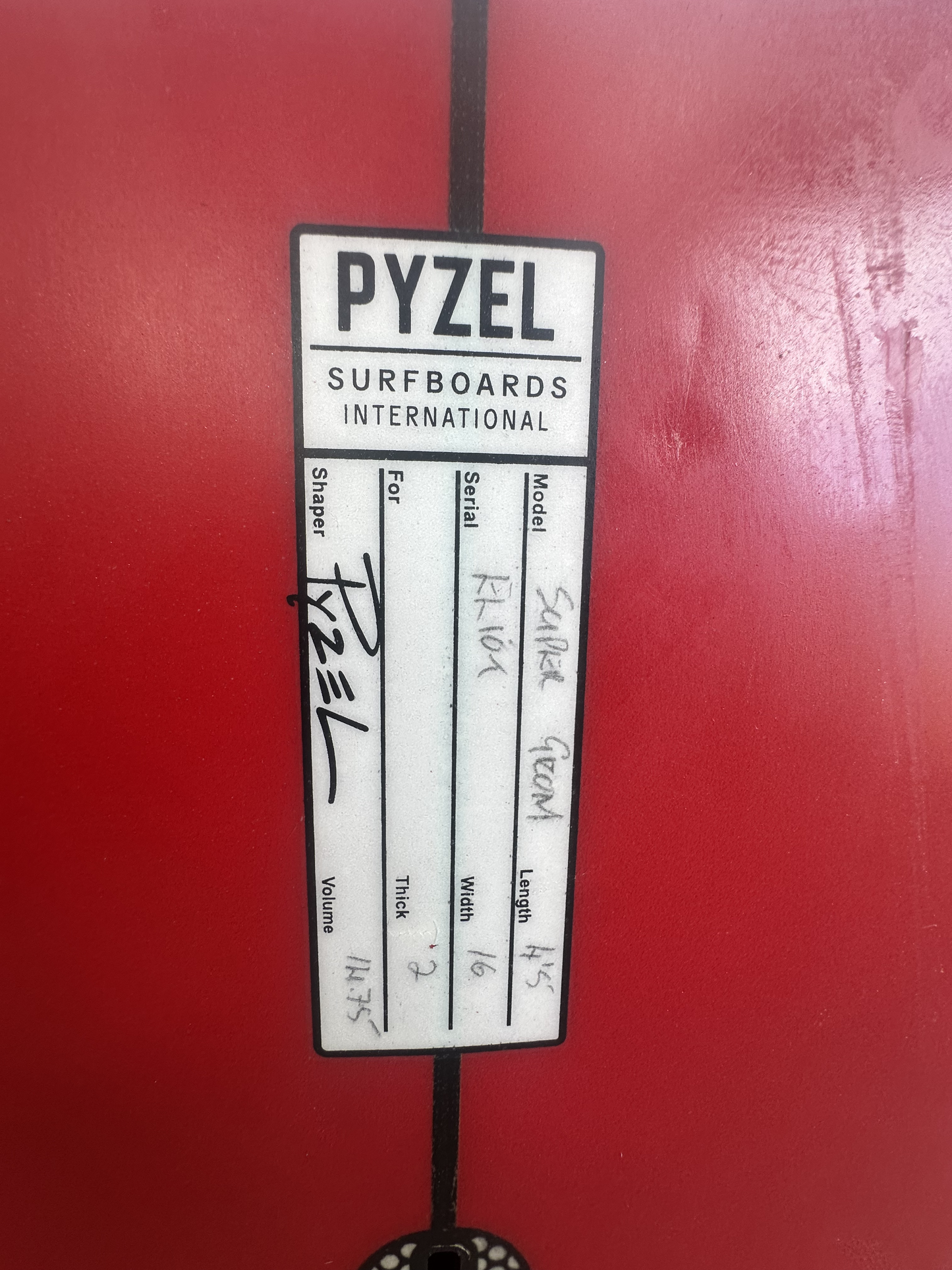 Planche de surf OKAZ PYZEL SUPER GROM 4'5" - 15lts OKAZ