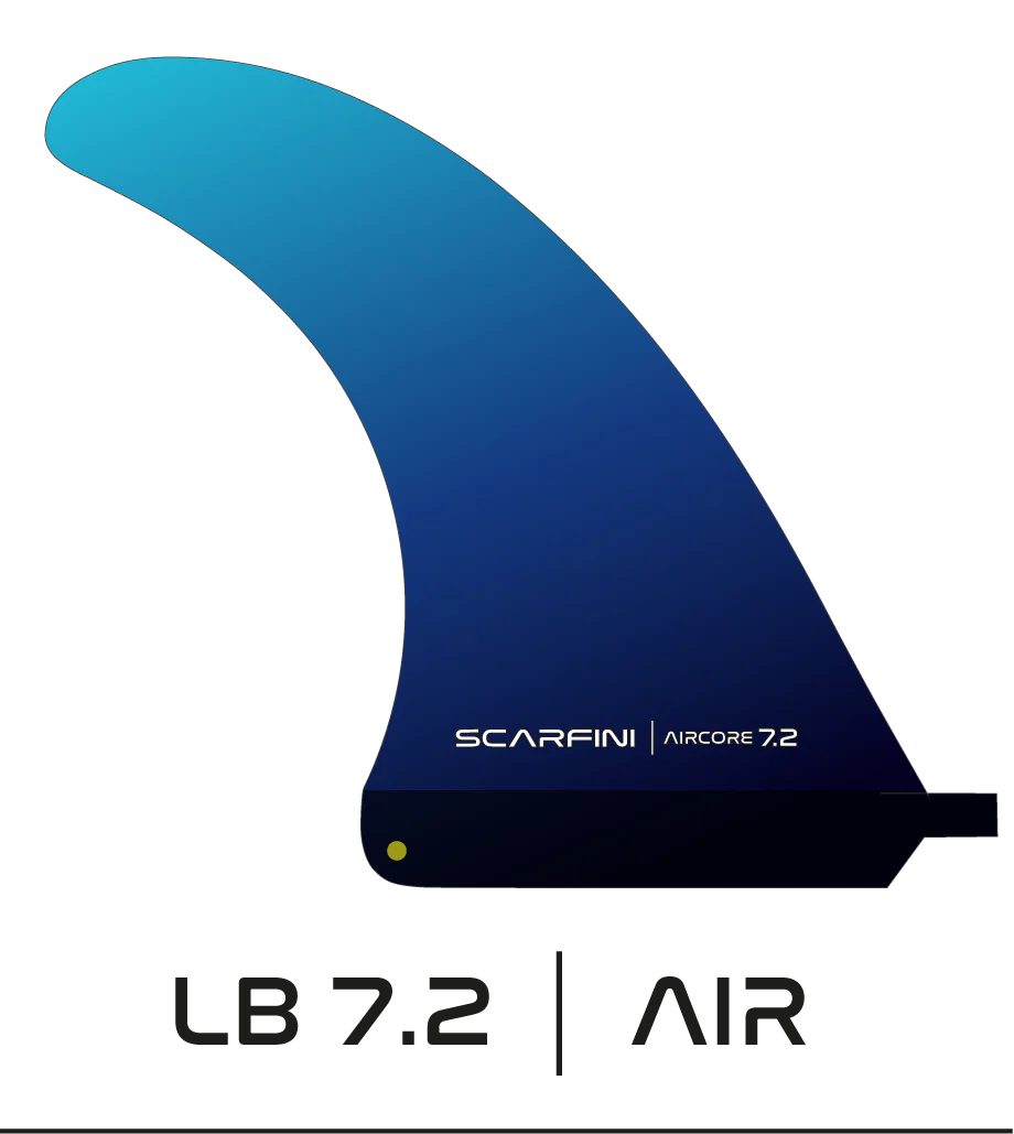 Dérives Scarfini Longboard Air Fiberglass Fin 7.2
