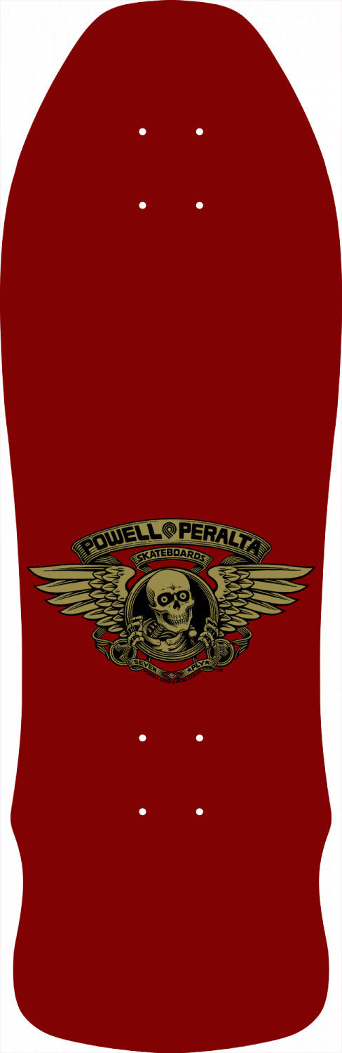 PLATEAU de SKATE POWELL PERALTA REISSUE GEEGAH RIPPER MAROON 9.75 X 30