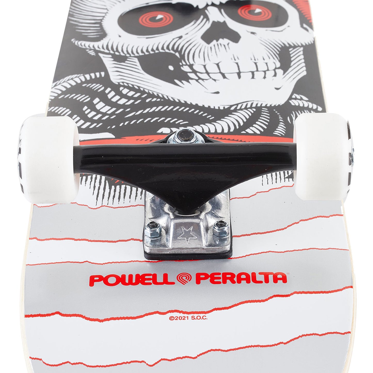 SKATE COMPLET POWELL PERALTA 8.0 X 31.45 RIPPER ONE OFF SILVER