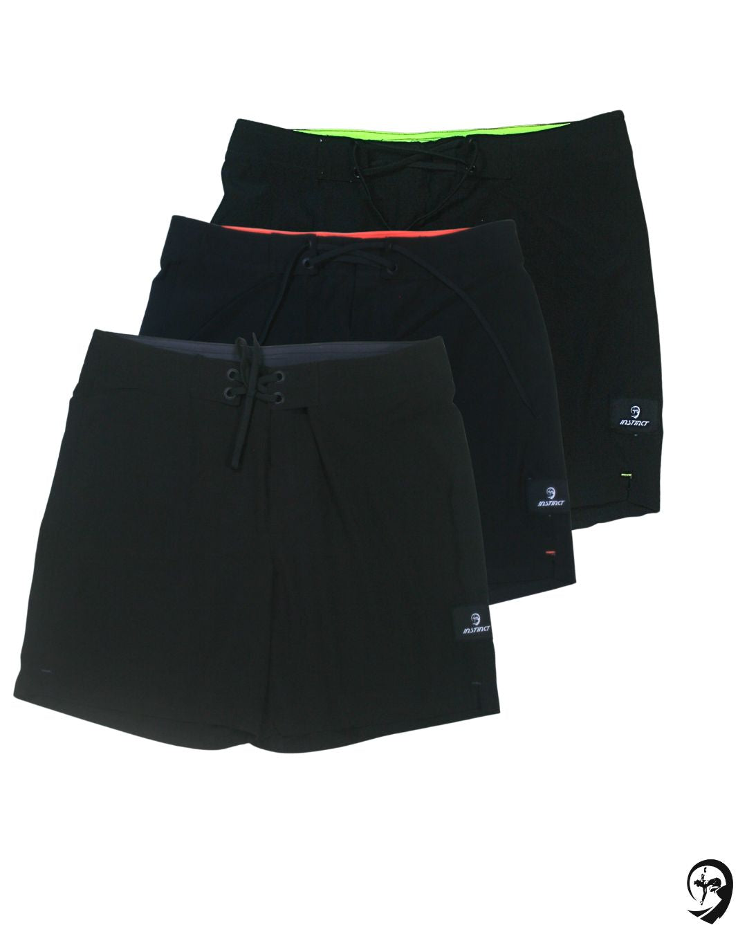 BOARDSHORT INSTINCT BLK/ORANGE