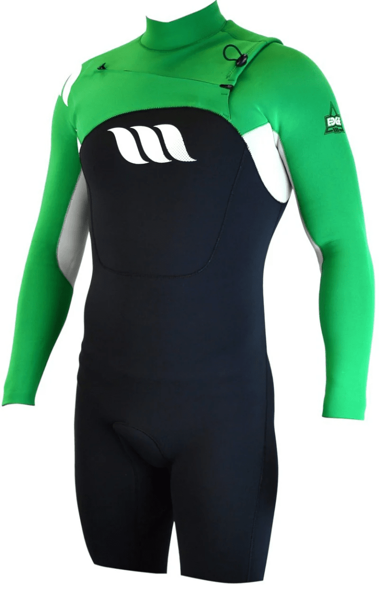 Combinaison shorthy WEST EDGE 2/2 CZ GBS L/S SPRING BLACK/GREEN M - RidinBox