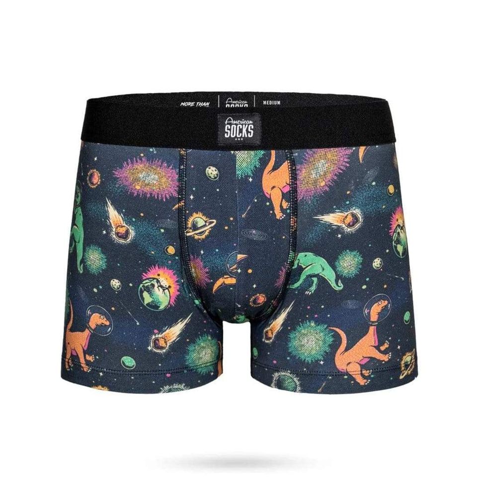 Boxer American Socks Space Dino