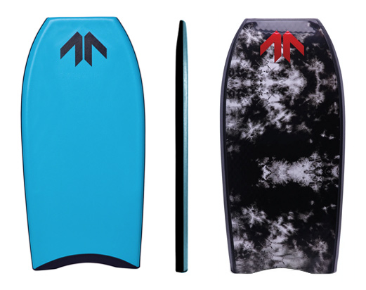 BODYBOARD FOUND BOARDS JAKE STONE PP BLUE CURACAO/B&W TIE-DYE 41"