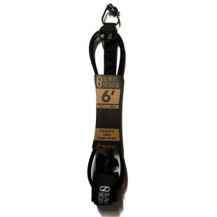 Leash Slater 6' O" Regular -Black/Black