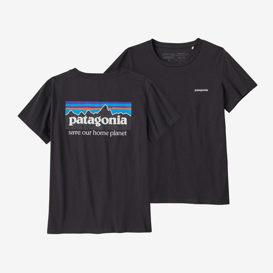 T-shirt Femme Patagonia P-6 Mission Organic T-Shirt Noir