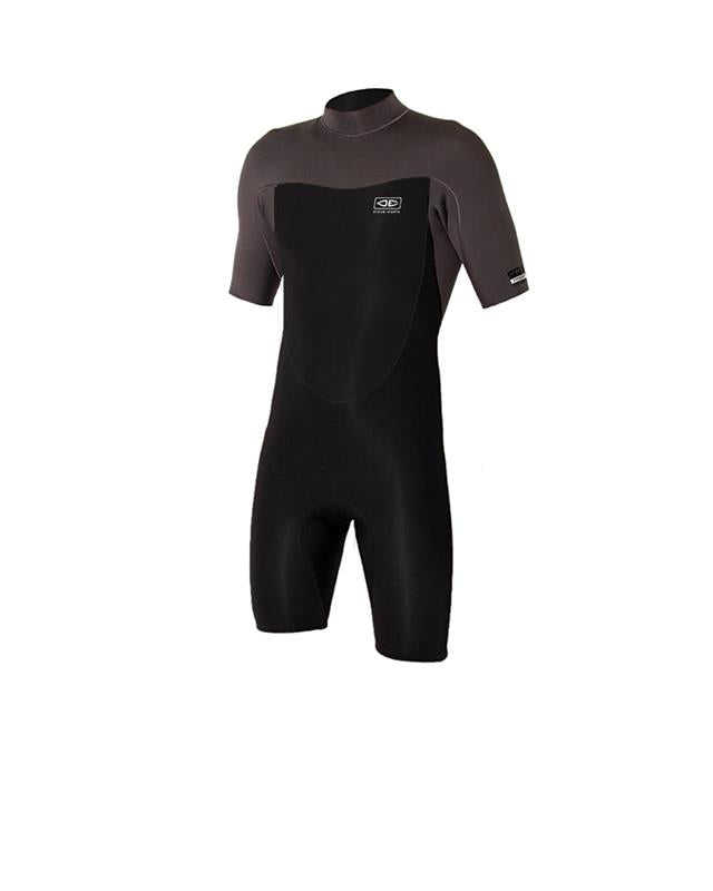 COMBINAISON SURF SHORTY O&E - MENS FREE-FLEX BACK ZIP S/S SPRING
