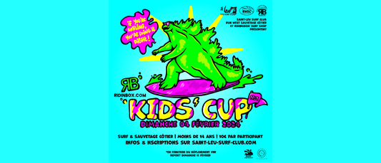 KID'CUP 24 - Compétion de surf pour les jeunes à la Réunion - RidinBox