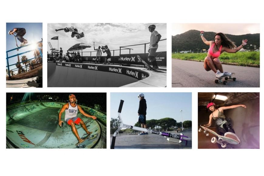 Location de skates, surfskates Carver, trottinettes freestyle, casques et protections à l'île de la Réunion - RidinBox