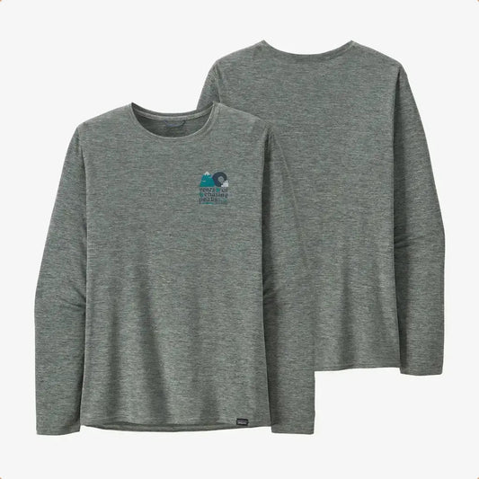 T-shirt Patagonia PEAKS L/S Cap Cool Daily Graphic