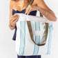 Sac Tote ALOHA Linen Stripe Day Tripper