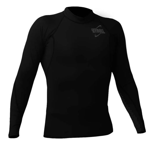 MIKE STEWART GYROLL L/S RASHGUARD BLACK L