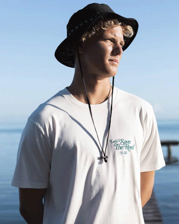 Tee Shirt LET SAVE THE REEF Blanc