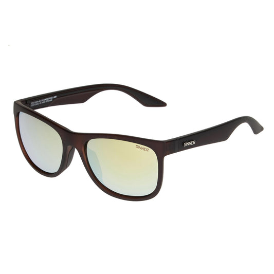 Lunettes SINNER ROCKFORD MAT BROWN-YELLOW OIL