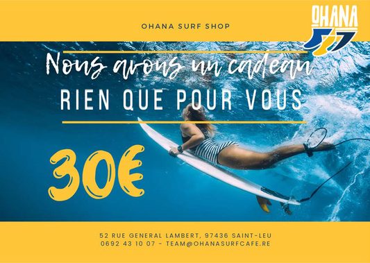 Chèque Cadeau 30€ OHANA