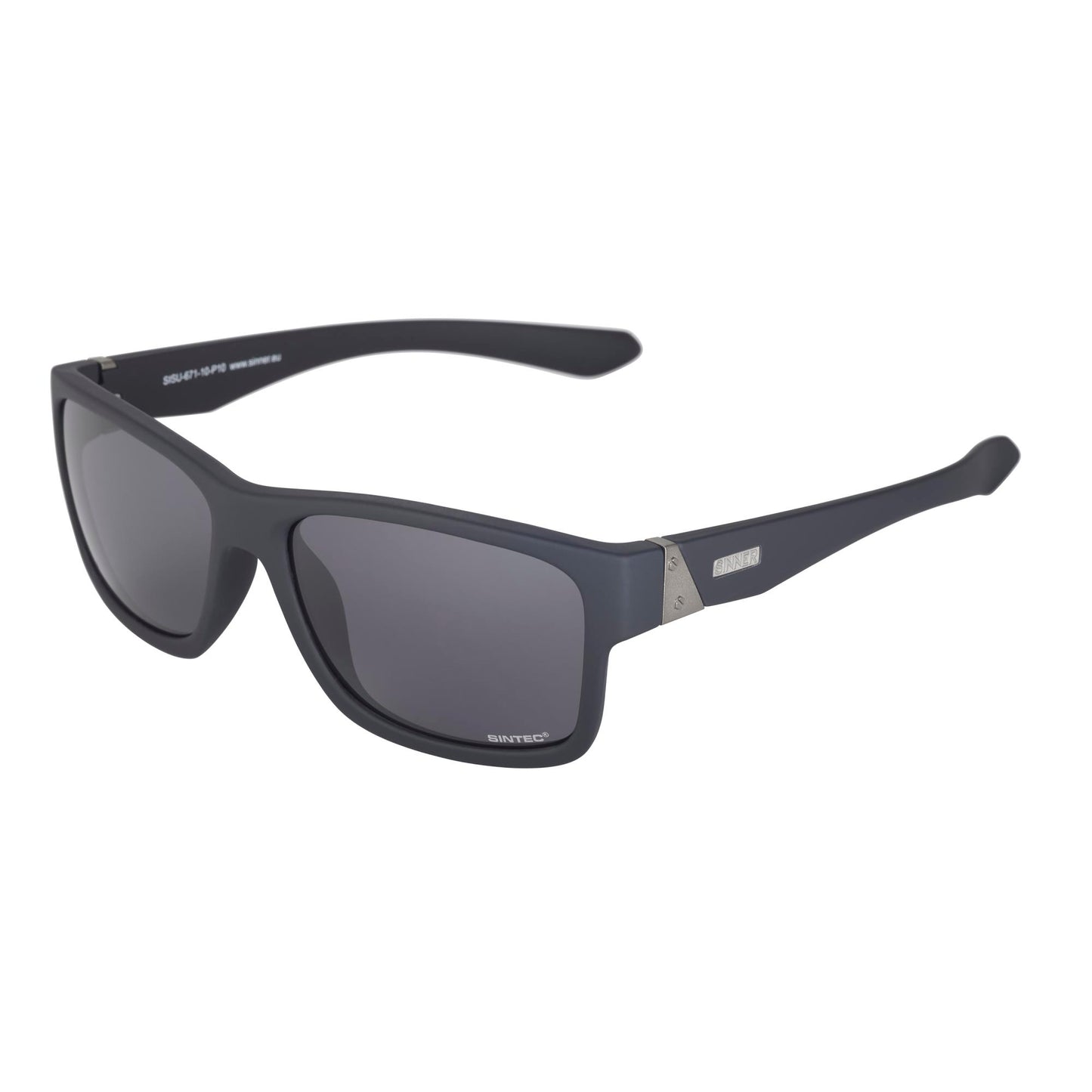 Lunettes SINNER SUNDOWN MATTE BLACK-SINTEC® SMOKE