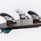 DERIVES SURF COMPATIBLES FCS II FEATHER FINS JORGANN COUZINET B/R CLICK TAB L
