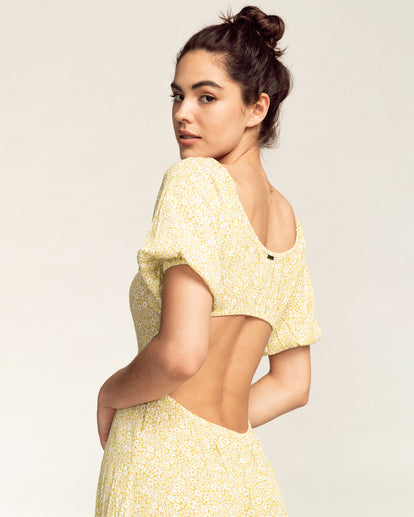 Robe longue Billabong Love And Free Lime