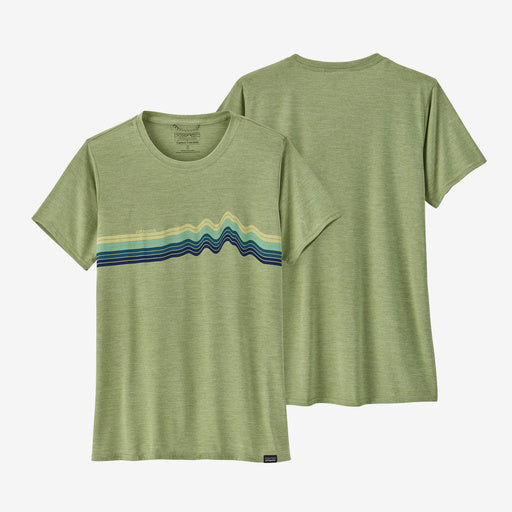 T-shirt Femme Patagonia Cap cool Daily Graphic Vert