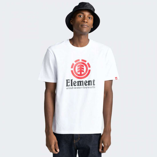 T-shirt ELEMENT VERTICAL OPTIC WHITE