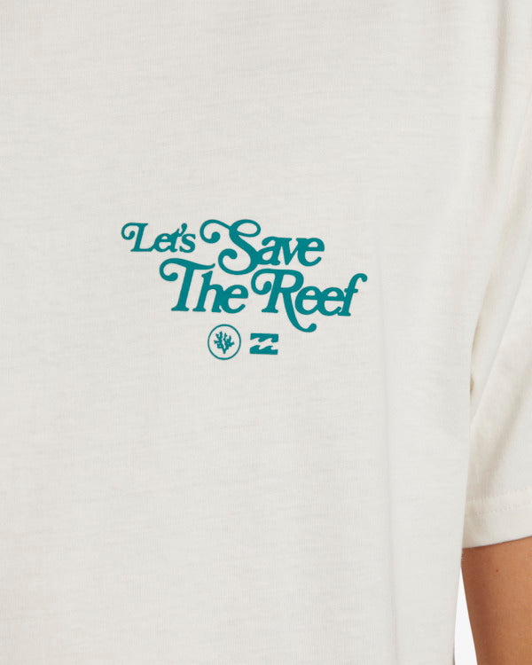 Tee Shirt LET SAVE THE REEF Blanc