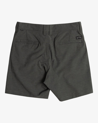 Walkshort CROSSFIRE SLUB Gris chiné