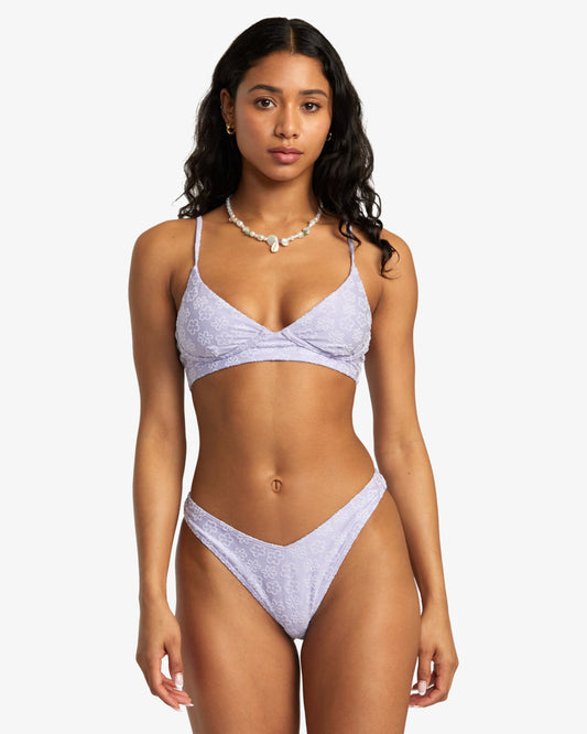 Haut de maillot Delia High Tri Lila
