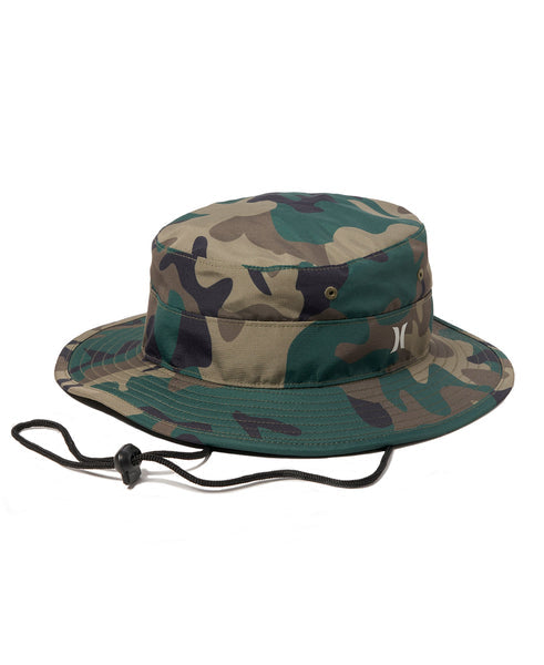 CHAPEAU BOB SURF HURLEY BACK COUNTRY BOONIE CAMO GREEN