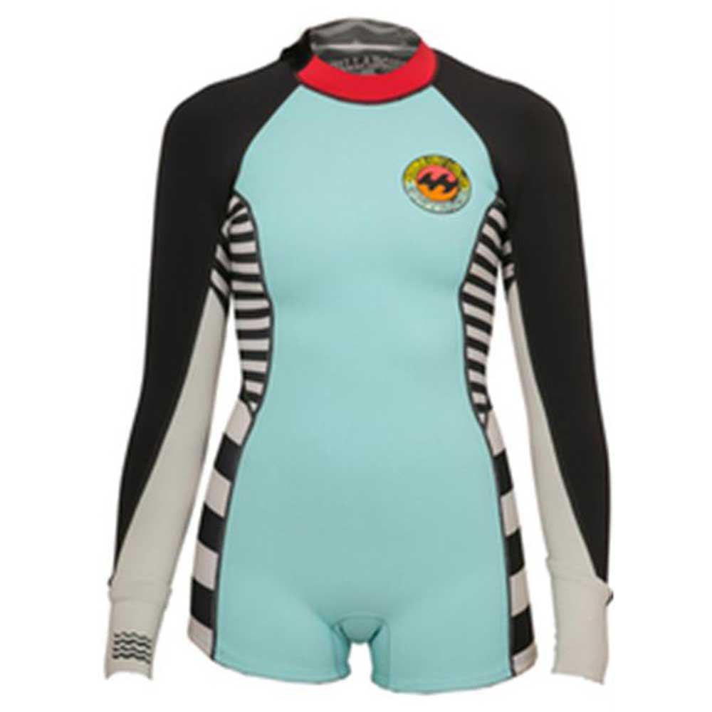 Combinaison Surf Femme SHORTY Billabong 2mm Manches Longues SPRING FEVER  M.GIRL