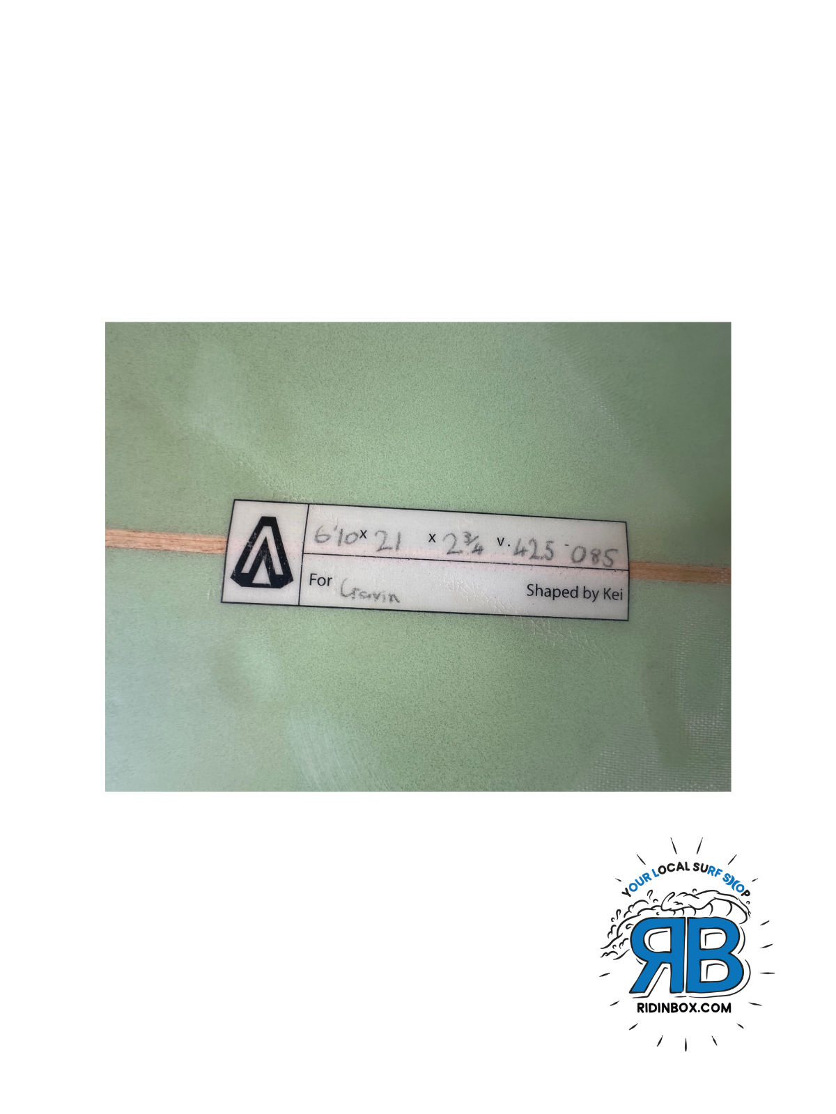 Planche de surf ANALOGY - 6'10'' - 42,5. Lts OKAZ