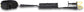 Leash bodyboard DAKINE - COILED BICEP LEASH  4' X 1/4" - BLACK