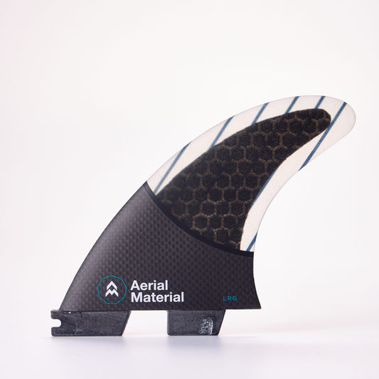 DERIVES SURF AERIAL FINS FCS2 - LARGE- BLACK