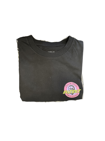 T-shirt INSTINCT- born to move -bleu