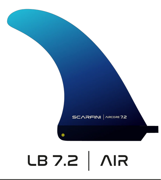Dérives Scarfini Longboard Air Fiberglass Fin 7.2