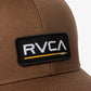 CASQUETTE RVCA TICKET TRUCKER TOBACCO