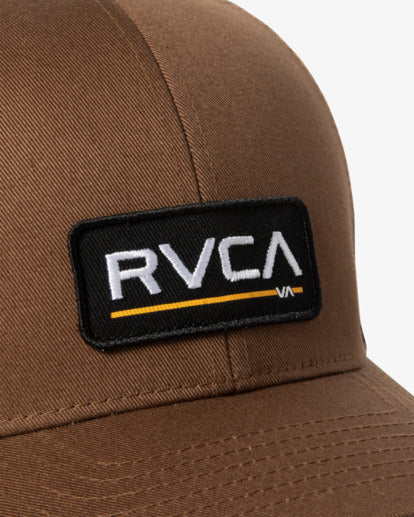CASQUETTE RVCA TICKET TRUCKER TOBACCO