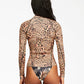 Top Néoprène Billabong PEEKY JACKET - Animal - Femme
