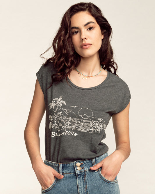Tee-shirt femme Billabong SECRET ISLAND