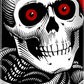 PLATEAU de SKATE POWELL PERALTA PP RIPPER ONE OFF SILVER 8.0 X 31.45