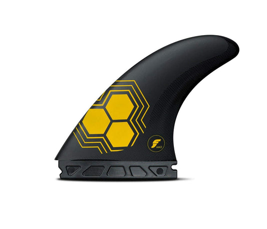 Futures Fins AM2 Thruster - Alpha series Carbon/yellow large