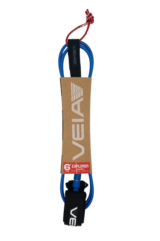 Leash surf VEIA EXPLORER 6ft Comp - BLEU