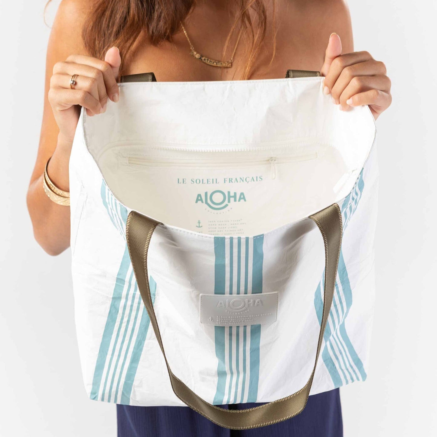 Sac Tote ALOHA Linen Stripe Day Tripper